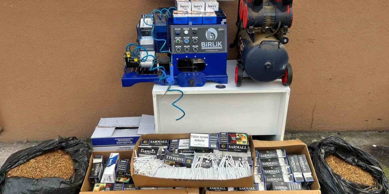 Zonguldak’ta 17 Bin Bandrolsüz Makaron Ele Geçirildi