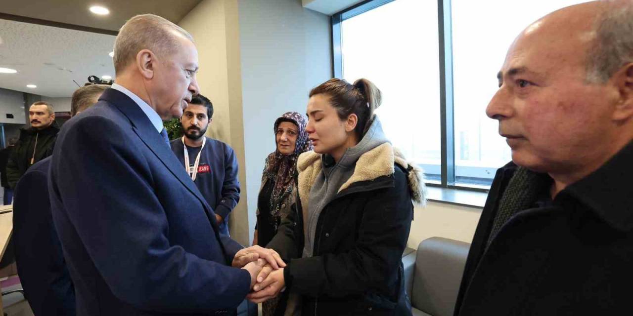 Cumhurbaşkanı Erdoğan Yaralı Teknisyeni Ziyaret Etti