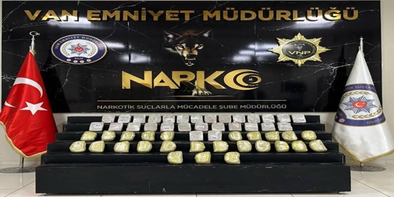 Van’da 30 Kilo Eroin Ele Geçirildi