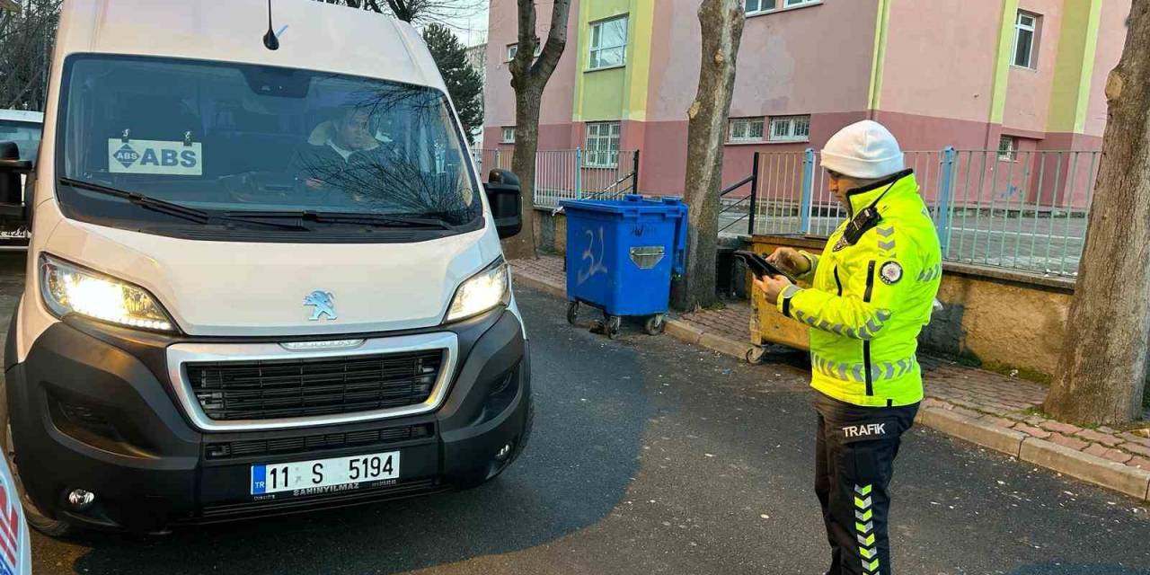 Bozüyük’te Okul Servisleri Denetim Altında