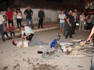Motosikletler Çarpıştı: 2 Yaralı