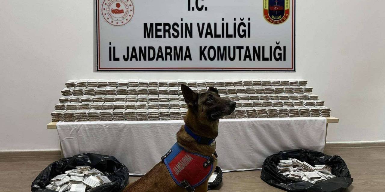 Mersin’de 61 Bin 700 Adet Kaçak Makaron Ele Geçirildi