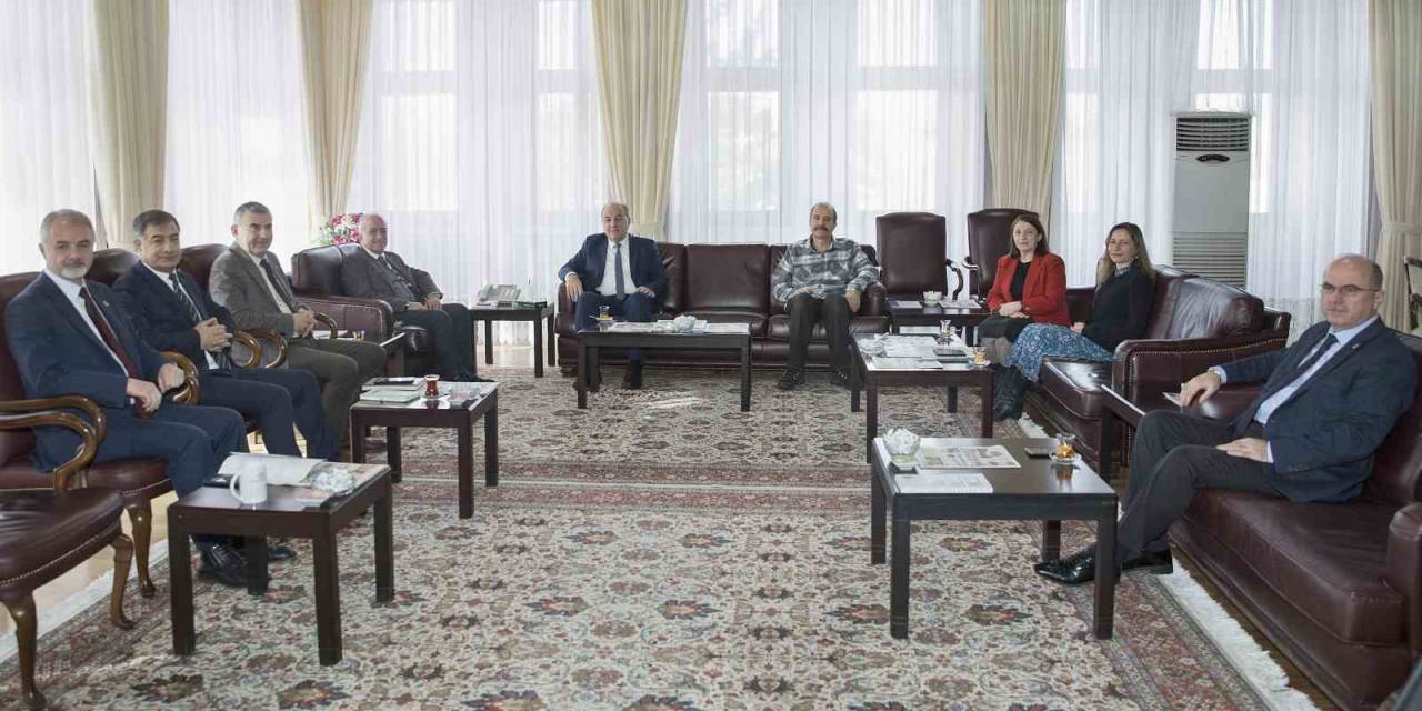 Rektör Çomaklı, Prof. Dr. Peker’i Ağırladı