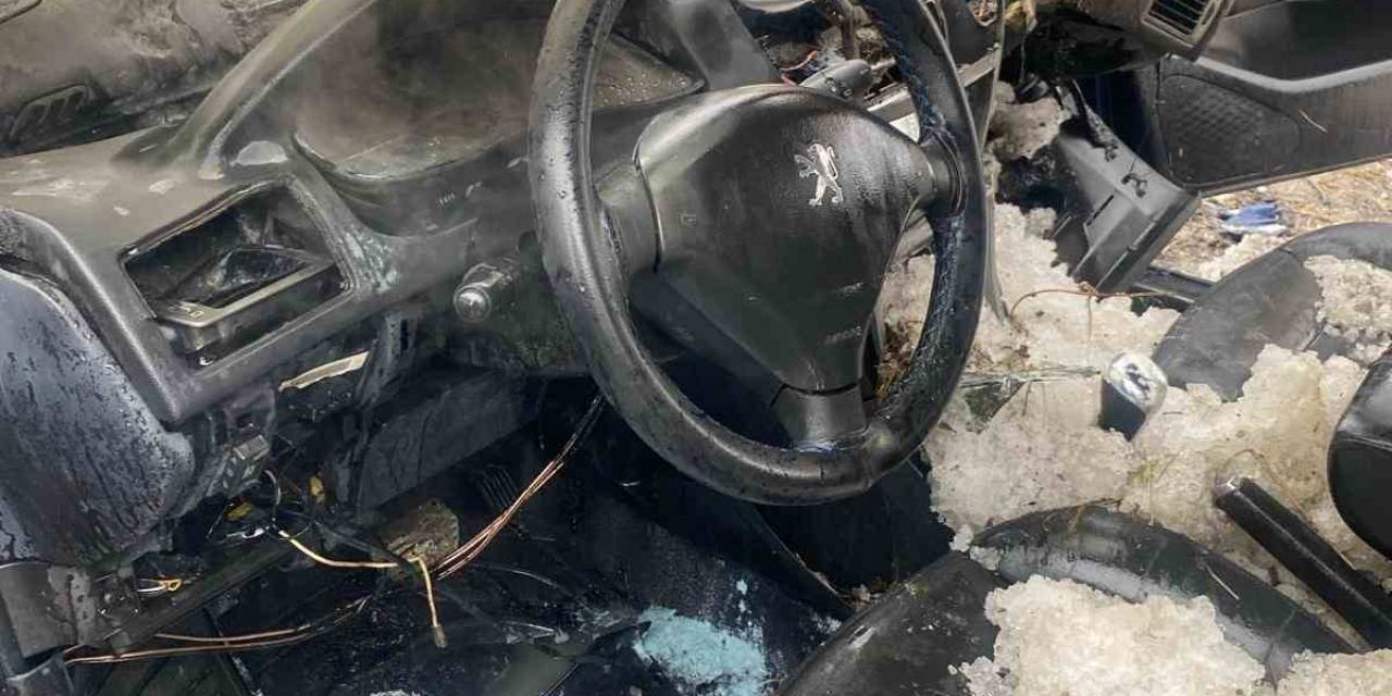 Bolu Dağı’nda Araç Yangını