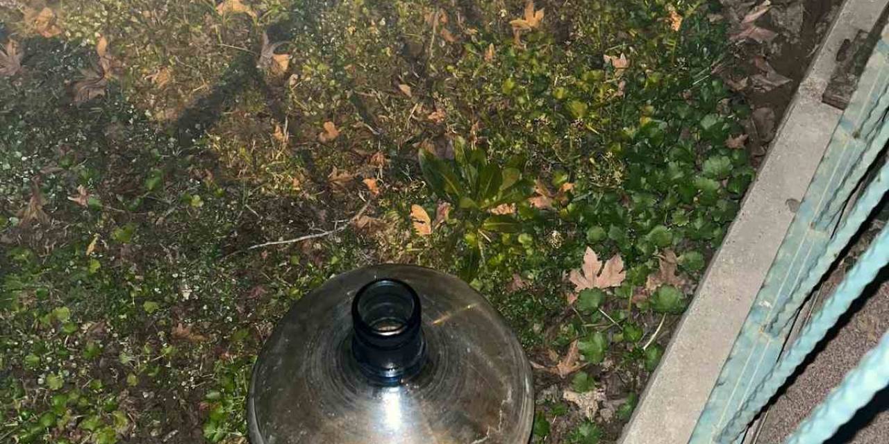 Damacanalı Mazot Hırsızına Suçüstü