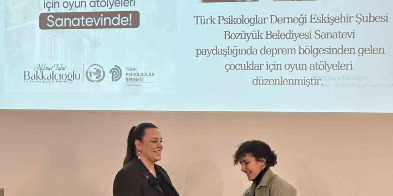 Türk Psikologlar Derneği’nden Bozüyük Belediyesi’ne Teşekkür Plaketi