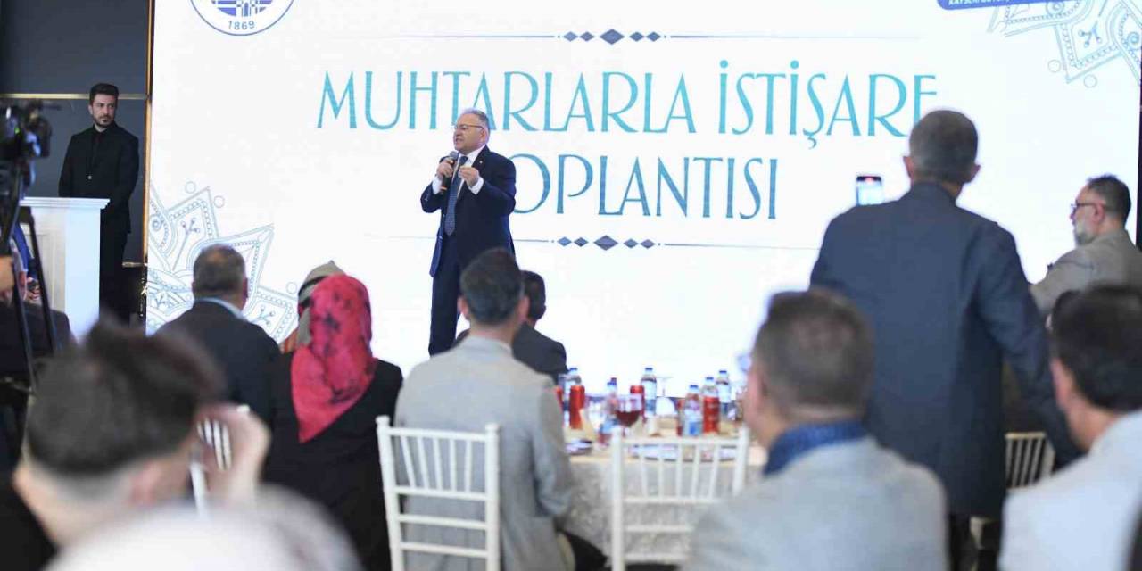 Başkan Büyükkılıç’tan ‘Uç Beyleri’ Muhtarlarla İstişare Toplantısı
