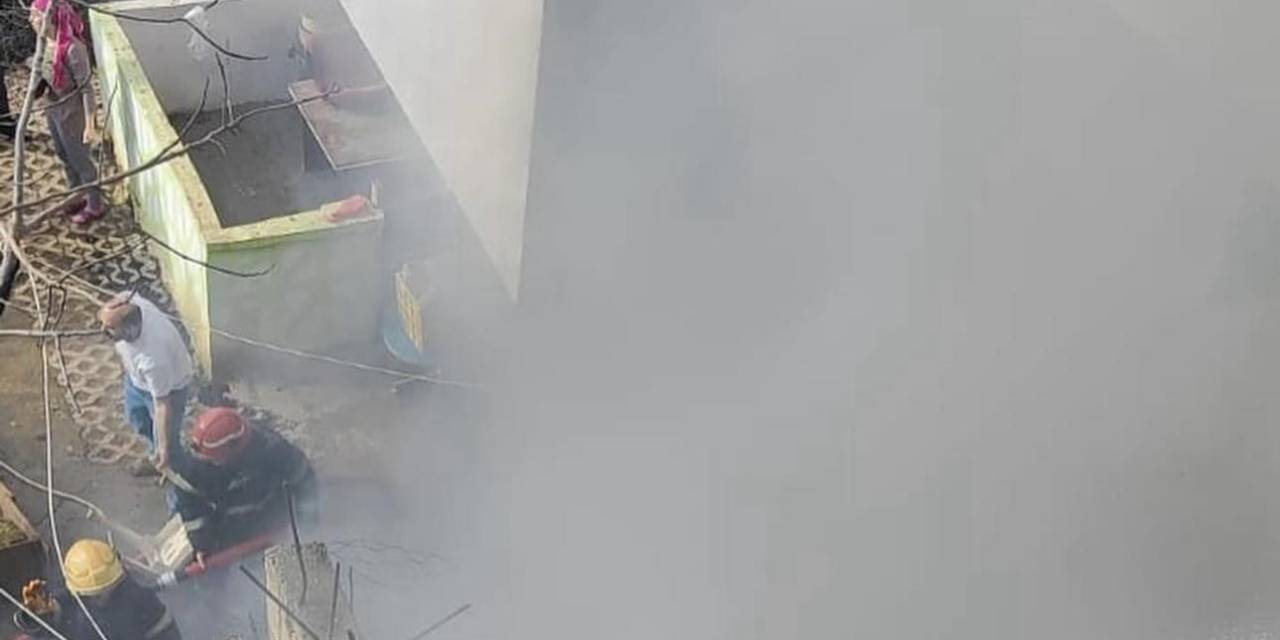 Aparmanın Birinci Katında Çıkan Yangın Korkuttu