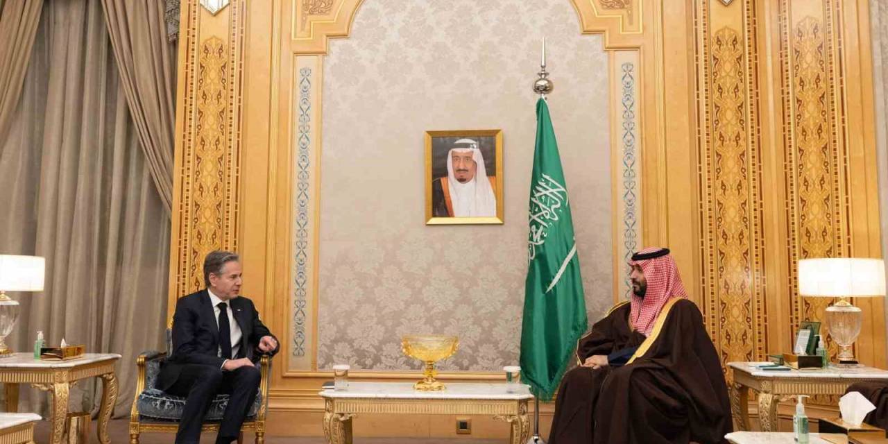Abd Dışişleri Bakanı Blinken, Suudi Arabistan Veliaht Prensi Salman İle Görüştü