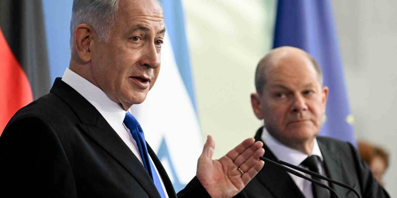 Almanya Başbakanı Scholz’dan Netahyahu’ya İki Devletli Çözüm Vurgusu