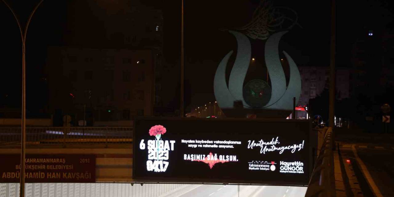 Kahramanmaraş’ta Deprem Şehitleri Anılıyor