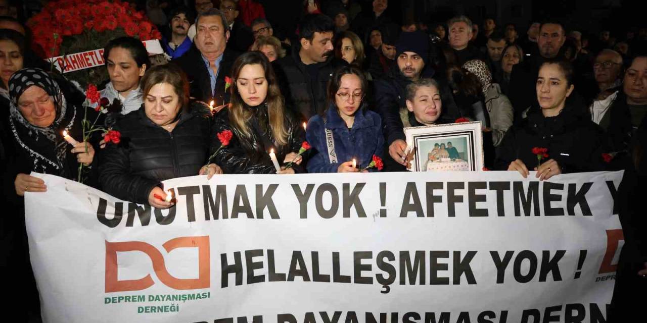 Adana’da Depremin Yıl Dönümde Gözyaşları Sel Oldu