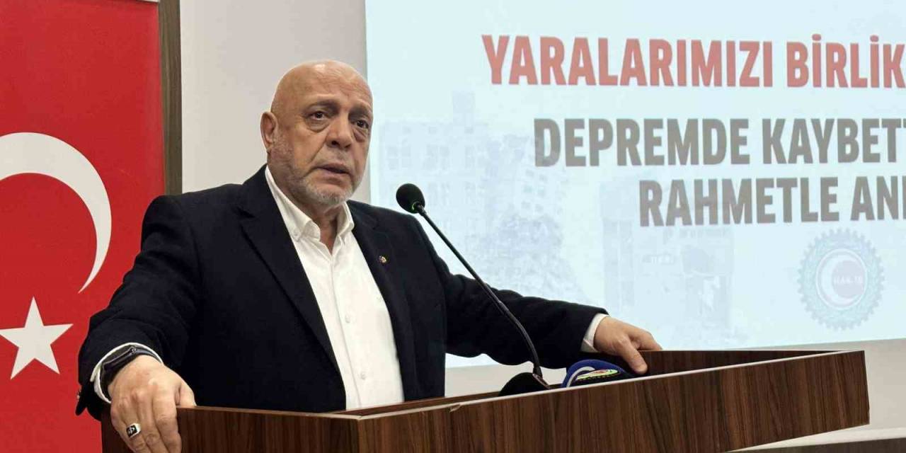 Hak-iş Genel Başkanı Arslan: “Deprem Bölgesindeki 11 İlin Coğrafi Sınırları Avrupa’daki Pek Çok Ülkeden Çok Daha Fazla”