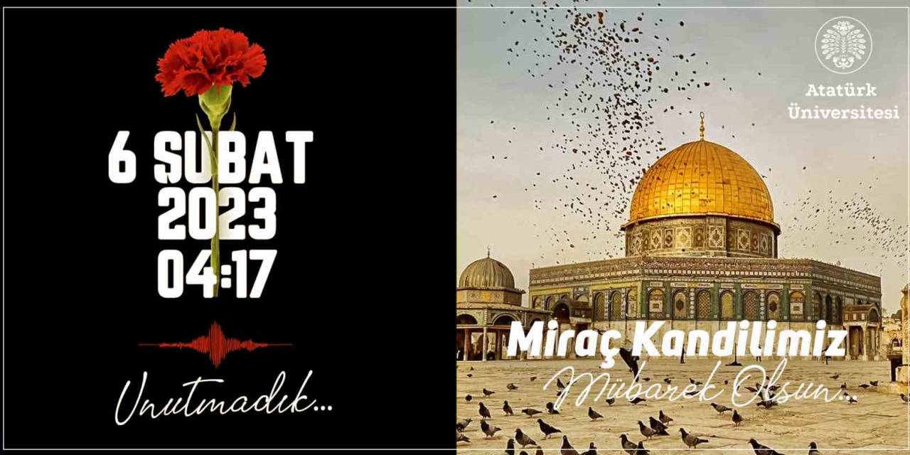 Rektör Çomaklı’dan 6 Şubat Depremi Ve Miraç Kandili Mesajı