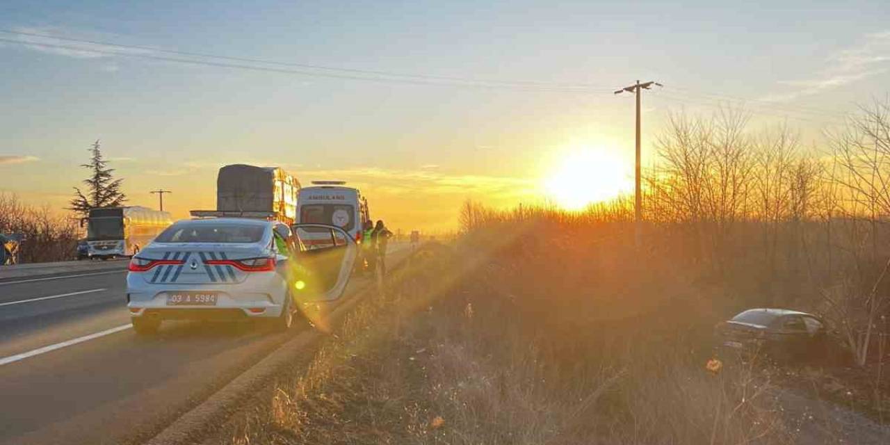 Afyonkarahisar’da Kaza Üç Yaralı