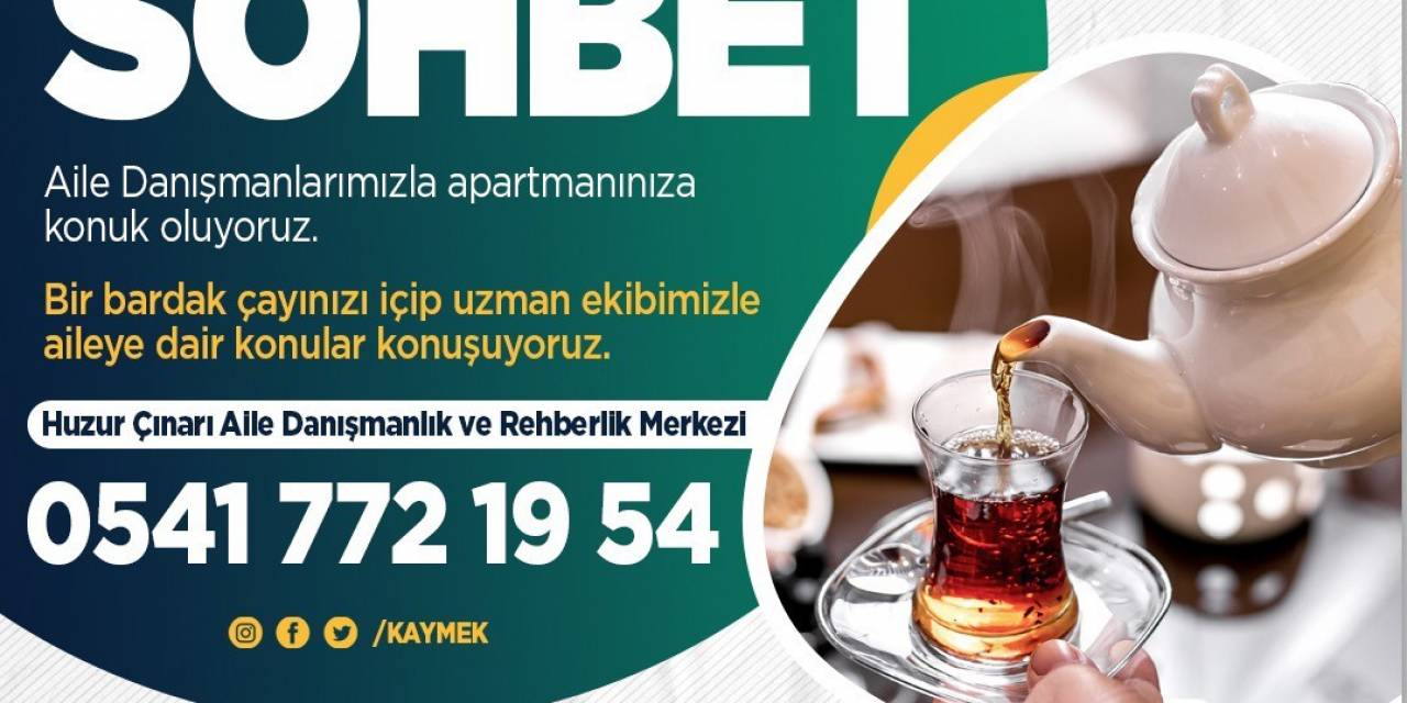 Büyükşehir Kaymek, ‘Bir Demlik Sohbet’ İle Evlere Konuk Oluyor
