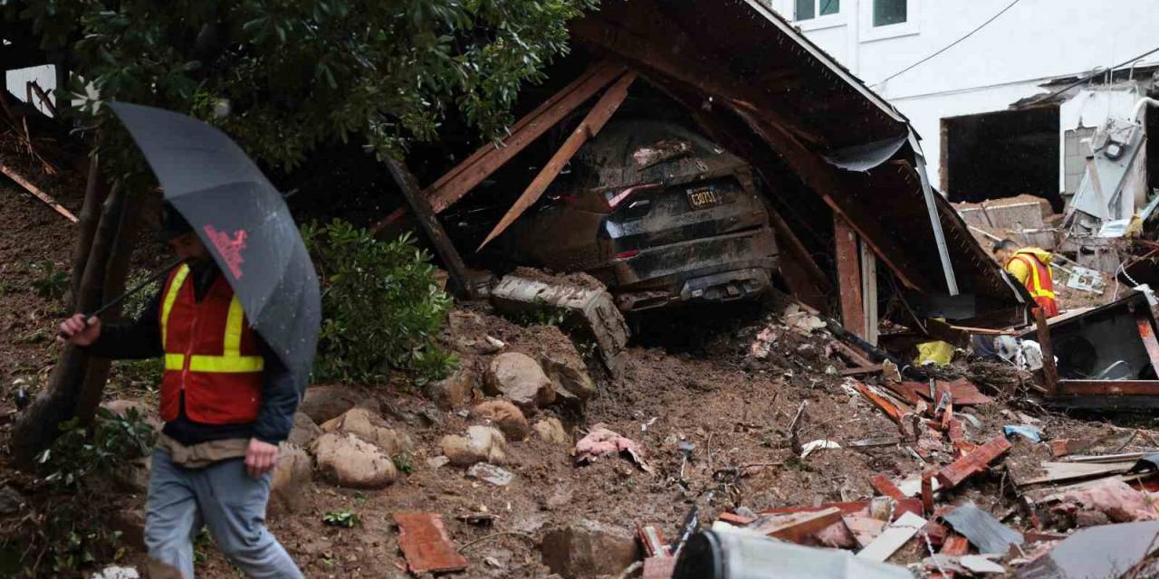 Abd’nin California Eyaletini Şiddetli Fırtına Vurdu: 3 Ölü