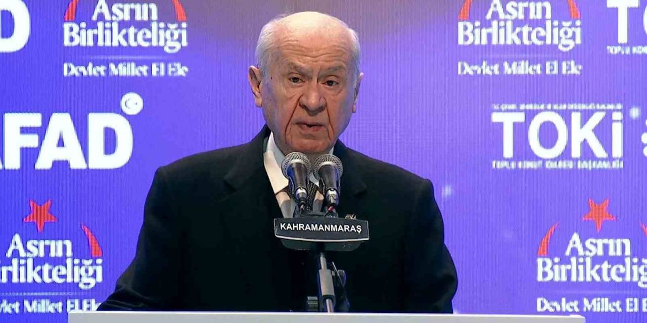 Bahçeli: “Deprem Üzerinden Fitne Yapanlar Birer Birer Boşa Çıkartıldı”