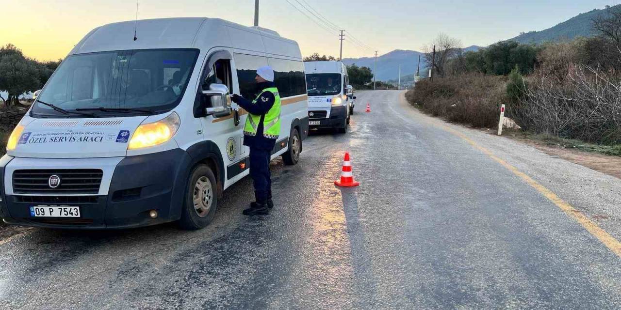 Aydın’da Okul Servisleri Denetleniyor