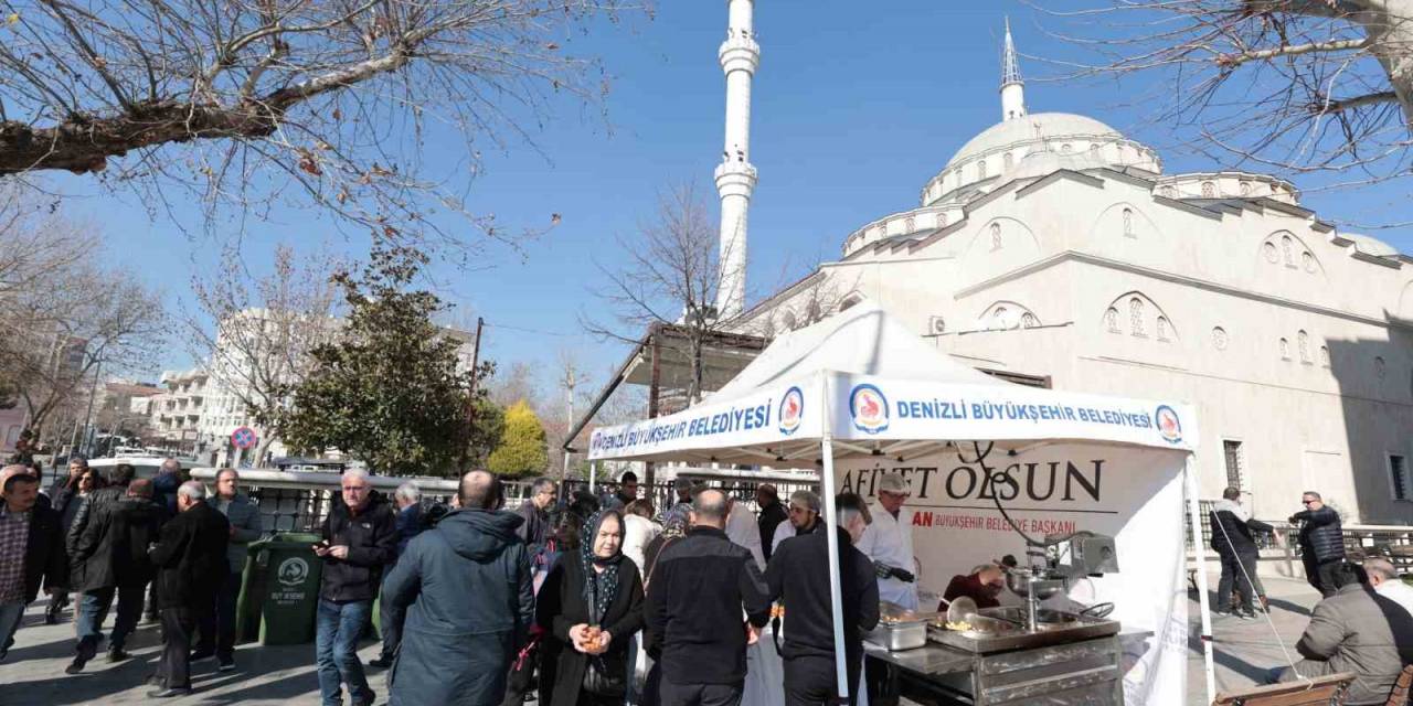 Denizli Büyükşehirden Depremde Hayatını Kaybedenler İçin Lokma Hayrı