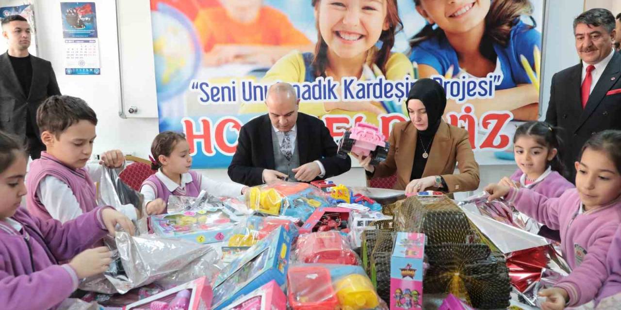 Ağrı’daki Öğrenciler Depremzede Çocuklarla Kardeşlik Köprüsü Kurdu