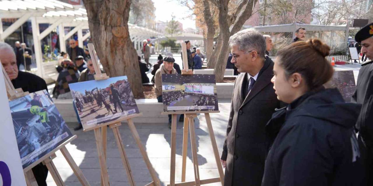 Niğde’de Afad Tarafından 6 Şubat Depremi Konulu Fotoğraf Sergisi Açıldı