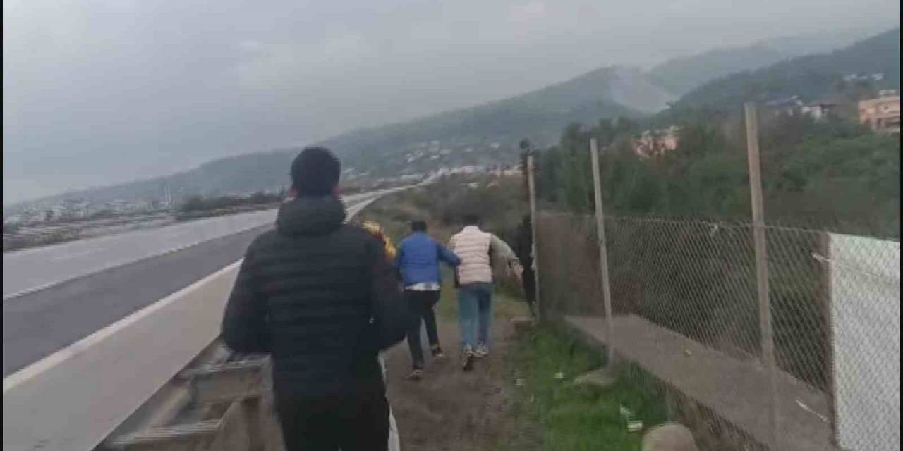 Yarış İçin Toplanan Motosikletli Grup, Polisi Görünce Kaçmaya Başladı: O Anlar Kamerada