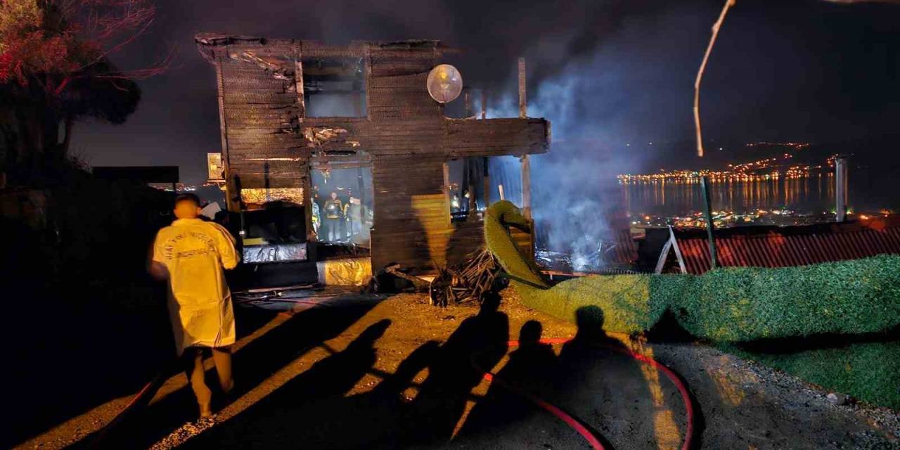 Bungalov Evde Konaklarken Çıkan Yangında Hayatını Kaybetti