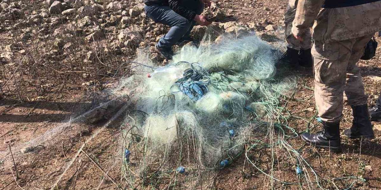 Diyarbakır’da Kaçak Avlanmada Kullanılan 500 Metre Ağ Ele Geçirildi