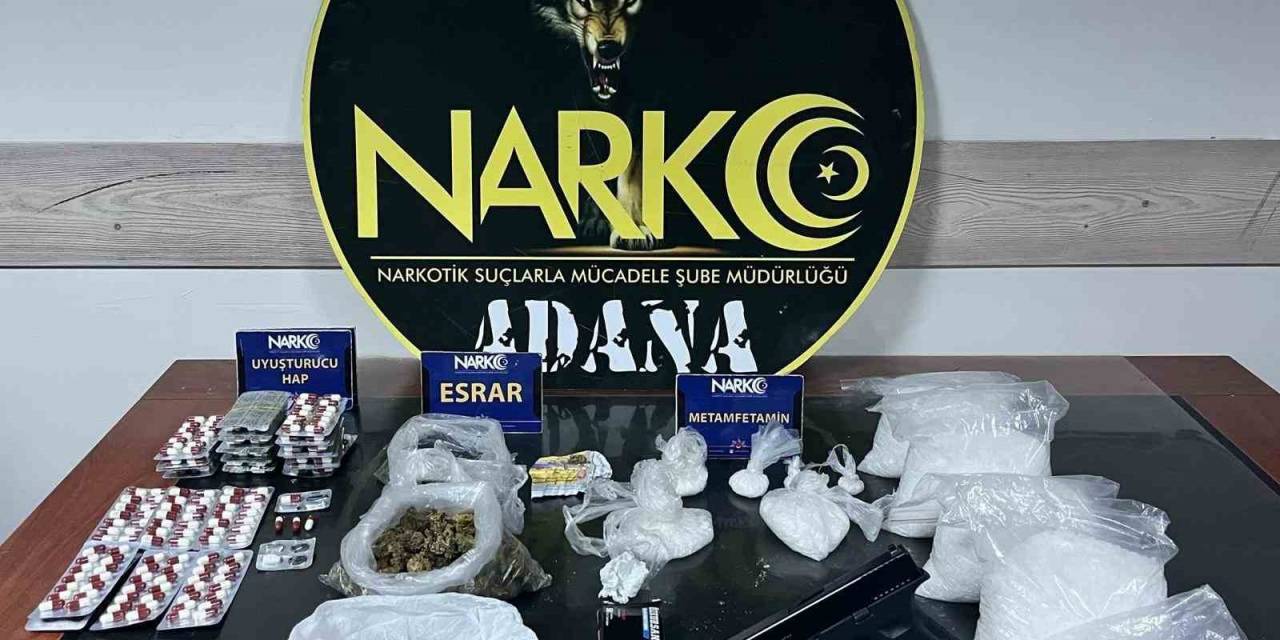 Adana’da 4 Kilo Metamfetamin Ele Geçirildi: 4 Kişi Tutuklandı