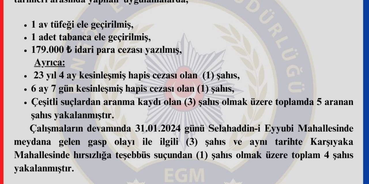 Bingöl’de Aranan 5 Şahıs Yakalandı