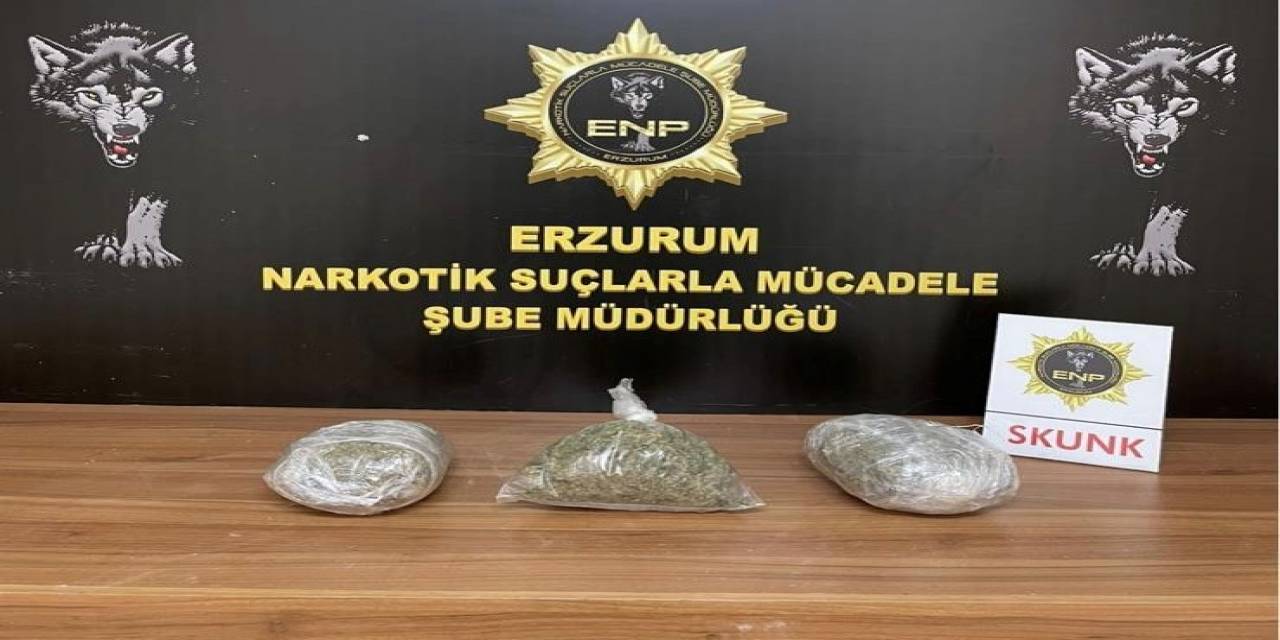 Erzurum Polisinde Zehir Tacirlerine Geçit Yok
