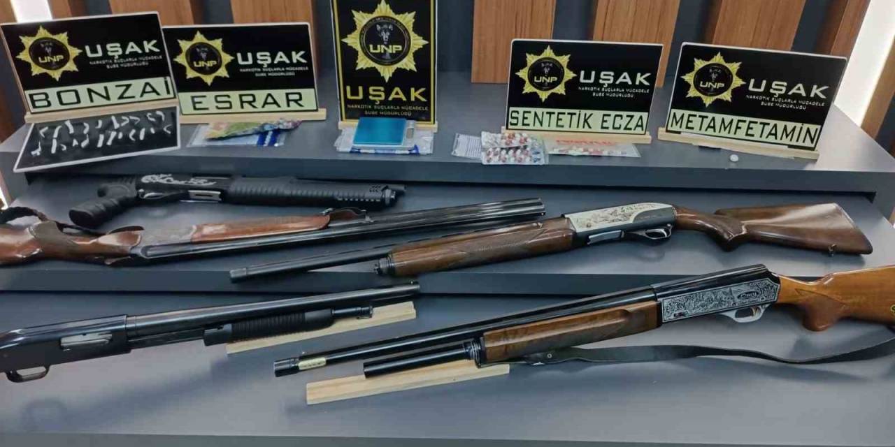Uşak’taki Uyuşturucu Operasyonunda 10 Kişi Gözaltına Alındı