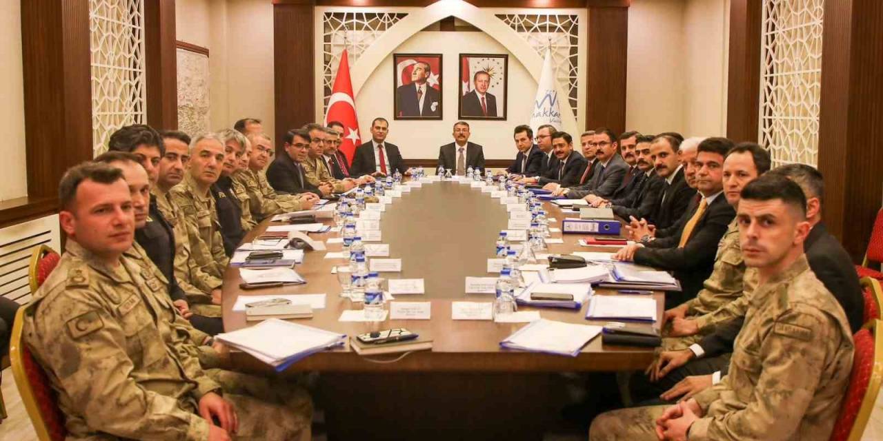 Hakkari’de Seçim Güvenliği Toplantısı Yapıldı