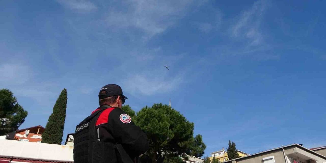 Maltepe’de Helikopter Destekli ‘Huzurlu Sokaklar’ Denetimi