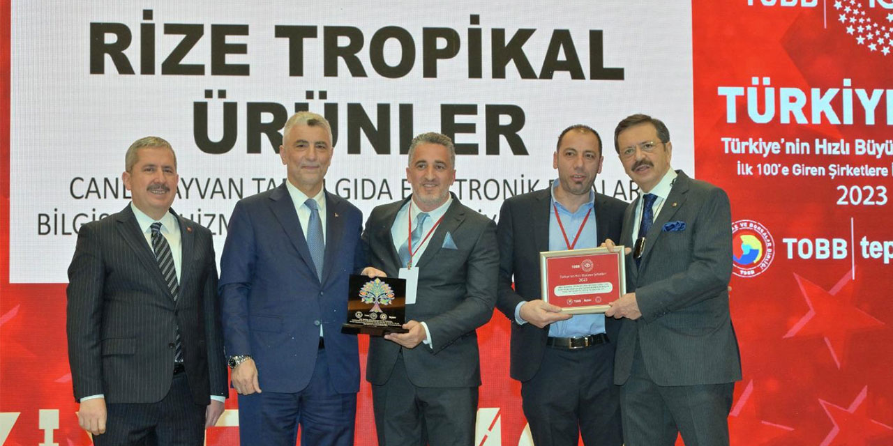 Rizeli şirket Türkiye’nin en hızlı büyüyen 100 şirketi arasında