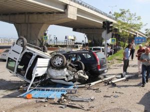 Samsun’da Trafik Kazası: 4 Yaralı