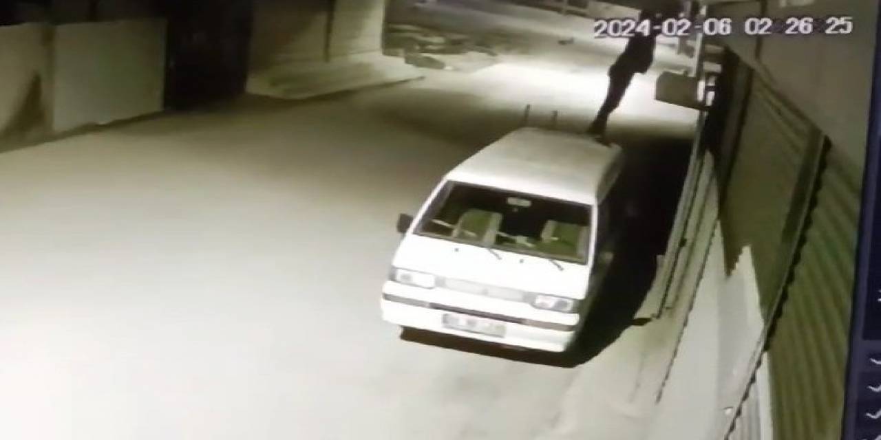 Önce İnşaat Malzemelerini Ardından Güvenlik Kamerasını Çaldı