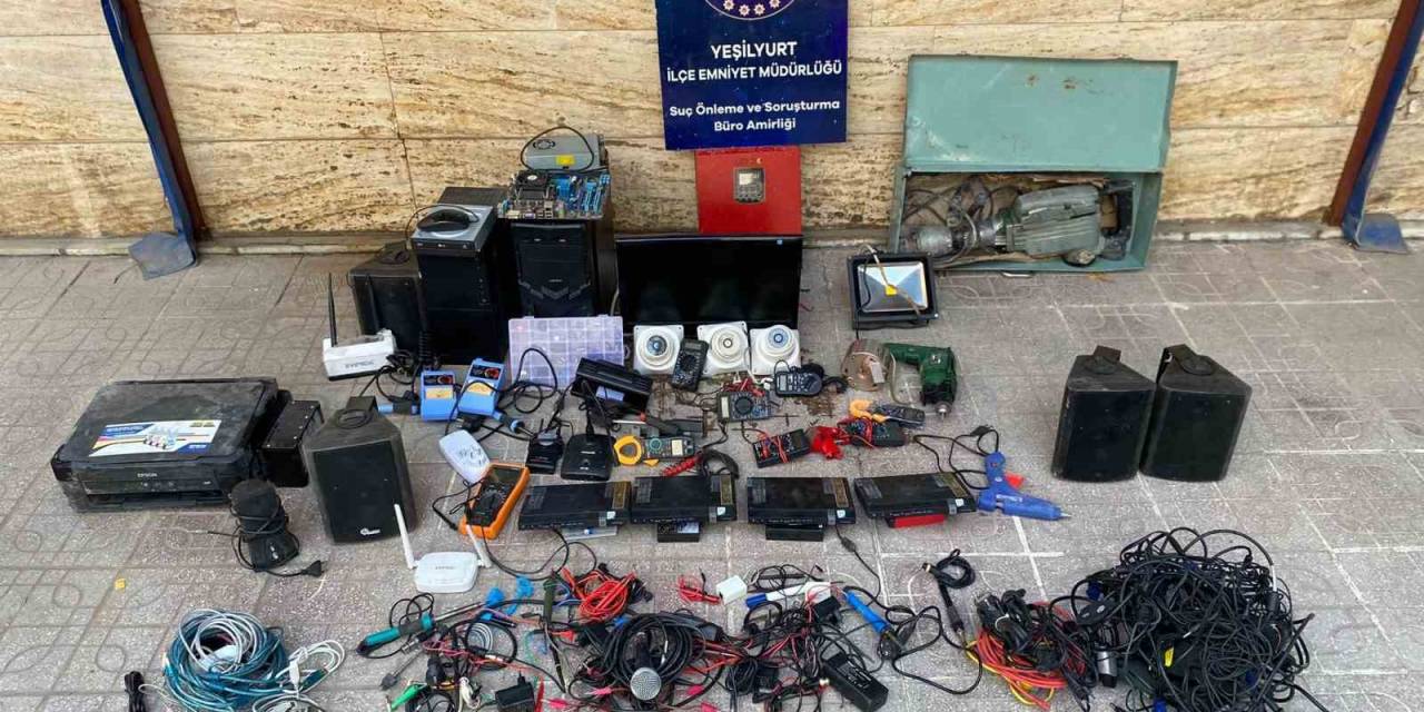 Malatya’da, Kamera İle Tespit Edilen Hırsızlar Yakayı Ele Verdi