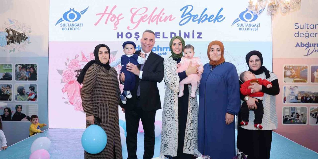 Sultangazi’de 300 Minik İçin “Hoş Geldin Bebek” Programı Düzenlendi