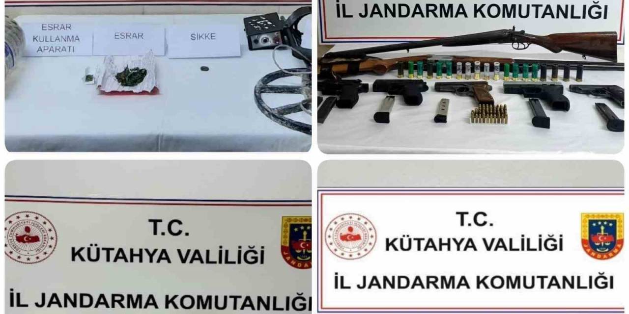Kütahya’da Jandarmanın Operasyonlarında 1 Ayda 37 Şüpheli Yakalandı