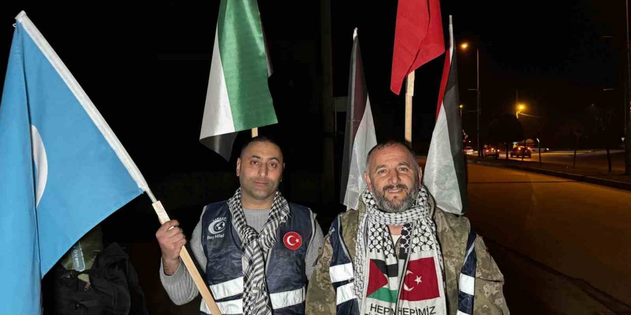 Filistin’e Özgürlük İçin Ankara’ya Yürüyorlar