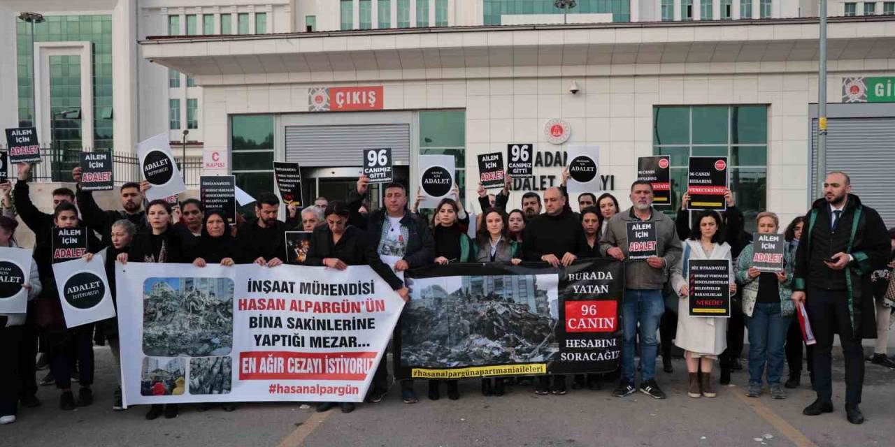 96 Kişinin Öldüğü Apartmanın Tutuklu Müteahhidi "Kolon Kesildi" Diyerek Tahliyesini İstedi