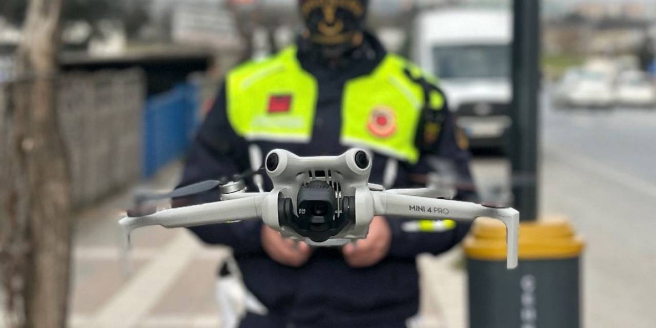 Dron Destekli Uygulamada Sürücülere Ceza Yağdı