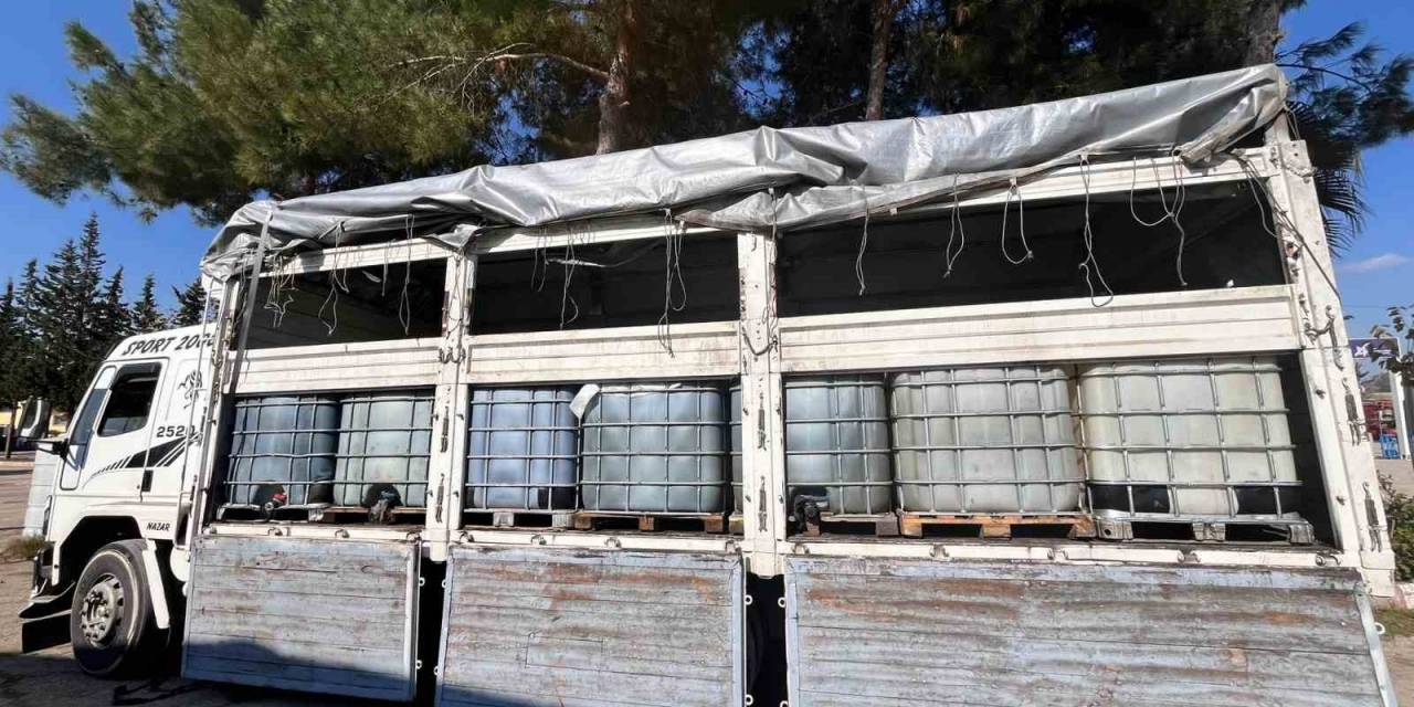 Adana’da 11 Bin 400 Litre Kaçak Akaryakıt Ele Geçirildi