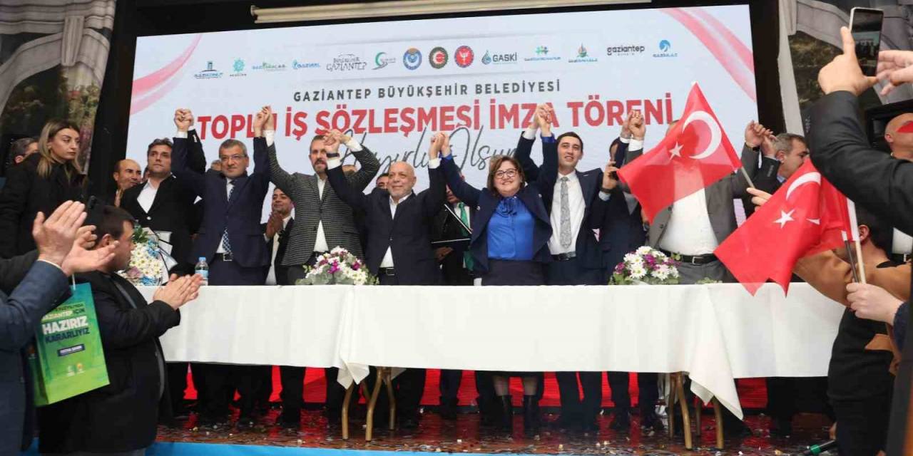 Gaziantep Büyükşehir’den Çalışanlara Yüzde 100 Zam