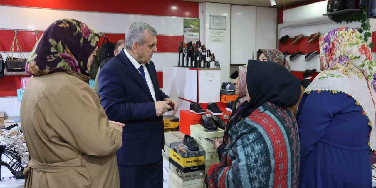 Beyazgül Esnafla Buluştu