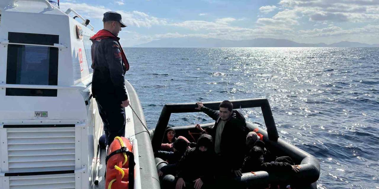 Bodrum’da 15 Düzensiz Göçmen Kurtarıldı
