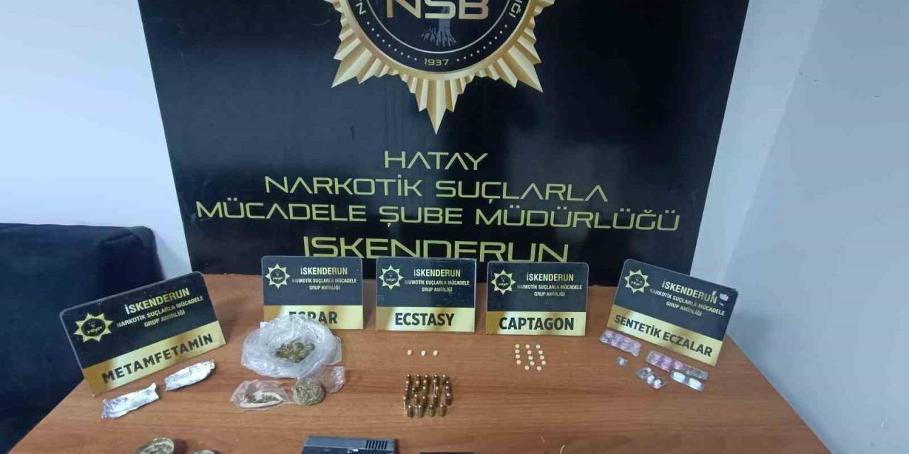 Evinde Uyuşturucu Madde Ve Silah Ele Geçirilen Şahıs Tutuklandı