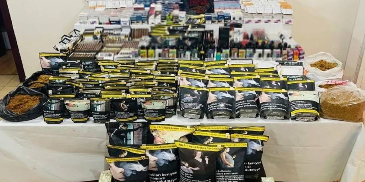 Erzincan’da Kaçak Sigara Ve Tütün Operasyonu: 5 Gözaltı